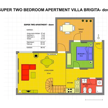 Appartement Brigita 1 Rovinj